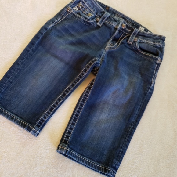 Miss Me Other - Miss Me bermuda denim short.